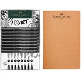  SET PITT ARTIST PEN PLUS SKETCHBOOK PK9 FABER CASTELL 267102 | Eponuda.ba