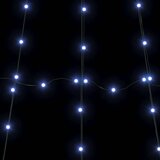 vidaXL LED božično drevesce med 168 LED Modra 511 cm Kovina | Shoptok.si