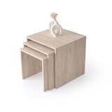 Hanah home set klub stočića 3Shp1, 3 komada, Bela | ePonuda.com