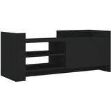 Maison Chic TV omarica - TV enota - Televizijska omarica črna 100x35x40 cm inženirski les, (21699653) Cene