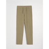Sinsay Straight leg hlače s dodatkom lana | shoptok.hr