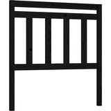 Maison Chic posteljno vzglavje - vzglavna omarica - nočna omarica črno 96x4x100 cm trdna borovina, (21706029) Cene