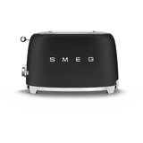Smeg TSF01BLMEU 2-Schlitz-Toaster 50's Retro Style, Schwarz Matt | Shoptok.si