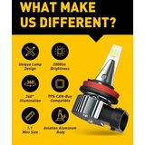 Auxito H11 LED sijalice žute 3000K 6000lm CANBUS H8 H16 H8-I9-GY2 | Eponuda.com