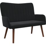 SOFA za dvije osobe Crna 115 x 61 x 87 cm Baršun | shoptok.hr
