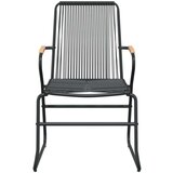  7-dijelni vrtni blagovaonski set od PVC ratana crni | shoptok.hr