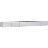 Furnova Visoka greda 480x80x45 cm pocinkano jeklo srebrna, (21920906) | Shoptok.si