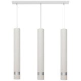  LED luster na sajli TUBA 3xGU10/4,8W/230V bela/sjajni hrom | Eponuda.com