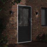  Vanjske zidne svjetiljke 2 kom crne od lijevanog aluminija | shoptok.hr