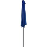 Balkonski suncobran plavi 270 x 144 x 222 cm polukružni | shoptok.hr