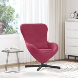 vidaXL Jaje Fotelja Vino Crveni Baršun | shoptok.hr