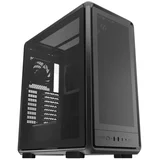 MasterFrame 500 Mesh Midi Tower Black, Transparent