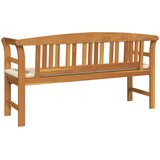 Klupa s ružama Prirodna 157 x 46 x 82,5 cm Čvrsto drvo akacije | shoptok.hr