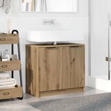  Kupaonski ormar s pohranom Umjetnički hrast 64,5 x 33,5 x 59 cm | shoptok.hr