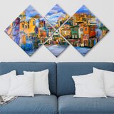 Wallity slika 4MDF255643813, 60x115 cm, 4 dela | ePonuda.com