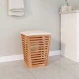  Kupaonski stolac 40,5 x 40,5 x 56 cm od masivnog drva oraha | shoptok.hr