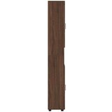  Kopalniška omarica z vrati TULUM Rjavi hrast 37 x 31.5 x 203 cm, (5000064440) | Shoptok.si