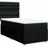  Box spring krevet s madracem crni 90x190 cm od tkanine | shoptok.hr