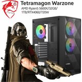 TETRAMAGON Racunar Warzone AMD Ryzen 5 5600X/32GB/1TB/RTX4060 8GB/720W, Crni Cene