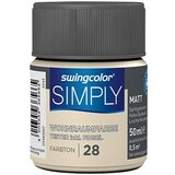 SWINGCOLOR Boja za zid SIMPLY Tester (Žuta – br. 28, 50 ml, Mat) | shoptok.hr