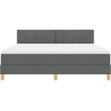  LED Box Spring Krevet Tamno siva 180 x 200 cm tkanina | shoptok.hr