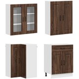  Kuhinjska jedinica KALMAR 8 pcs Smeđi hrast Konstruirano drvo | shoptok.hr