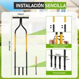 SHULLTJI Ročni Prezračevalnik Trave s 4 Zobmi 30 x 5,1 x 108,2 cm | Shoptok.si