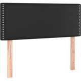 Maison Chic posteljno vzglavje - vzglavna omarica - nočna omarica črno 90x5x78/88 cm umetno usnje, (21707449) Cene