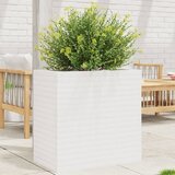 vidaXL Vrtna sadilica bijela 70x40x68 5 cm od masivne borovine Cijene