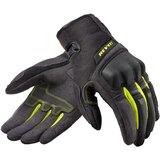 Rev'it! Volcano Black/Neon Yellow L Motoristične rokavice | Shoptok.si