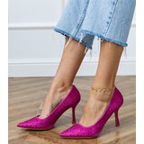 D/CEO Pink satin court shoes with rhinestones Kortis | ePonuda.com