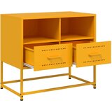 vidaXL TV omarica gorčično rumena 68x39x60,5 cm jeklo, (21242076) | Shoptok.si