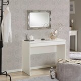 Mömax kozmetična mizica sandy, bela | Shoptok.si