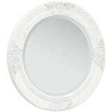 vidaXL Zidno ogledalo u baroknom stilu 50 cm bijelo Cijene