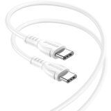 Borofone podatkovni kabel BX51 Type C na Type C 1m 3A 60W bel | Shoptok.si