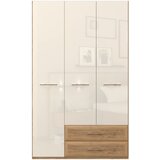 Jela Jagodina plakar P32-2/GL - kolekcija Gala - Pacifik orah/Bež Lak - 137x224x56 cm Cene