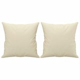  2-dijelni set sofa s jastucima krem od umjetne kože | shoptok.hr