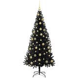  Božićno drvce Crna 210 cm PVC | shoptok.hr