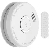 DOF19, detektor dima, plastika, požarni alarm: 85 dB, 9V na baterije