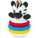 BABY EINSTEIN Stack & Wobble Zen Zebra igračka s grickalicom 3 m+ 1 kom | shoptok.hr