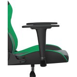  Masažni gaming stol črno in zeleno umetno usnje | Shoptok.si