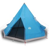 Šator tipi za kampiranje za 4 osobe plavi vodootporni | shoptok.hr