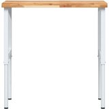  Radni stol 100x60x(73-99,5) cm masivno drvo bagrema pravokutni | shoptok.hr