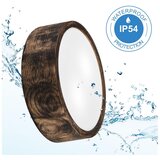  Stropno kupatilsko svetlo OAK SMOKY 2xE27/15W/230V IP54 prečnik 27,5 cm hrast/braon | Eponuda.com