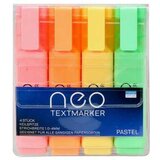 TIP TOP OFFICE NeoPastel Textmarker sa kosim vrhom 4/1 (Blister) | ePonuda.com