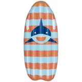 Swim Essentials napihljiva plavalna deska Striped Shark 120 cm