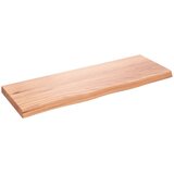  Kupaonska radna ploča svjetlosmeđa 80x30x(2-4) cm masivno drvo | shoptok.hr