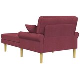  Šezlong Vinska crvena Tkanina - boja crnog vina | shoptok.hr