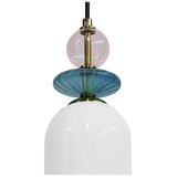  Visilica na sajli TROPEA 1xE27/15W/230V crna/dimljeno-ljubičasta/plava/bela | Eponuda.com