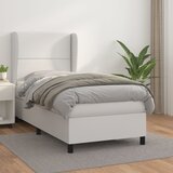 The Living Store Box spring postelja z vzmetnico bel 90x190 cm umetno usnje - Box Spring Postelja, (21517078) Cene